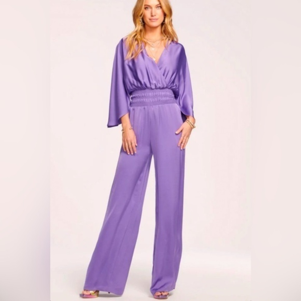 NWT! Ramy Brook Size S • Passion Purple Cheri Jumpsuit.